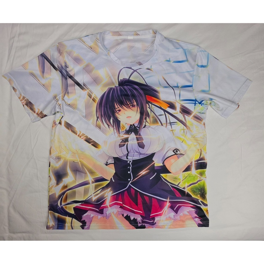 High School DxD Akeno Himejima Anime Shirt 3XL Graphic Tee Otaku Unbranded